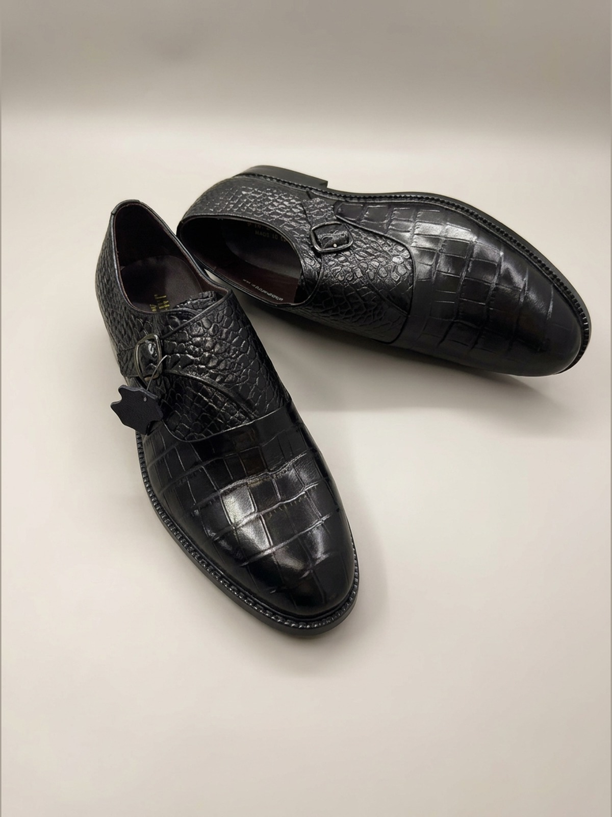 Noir effet croco