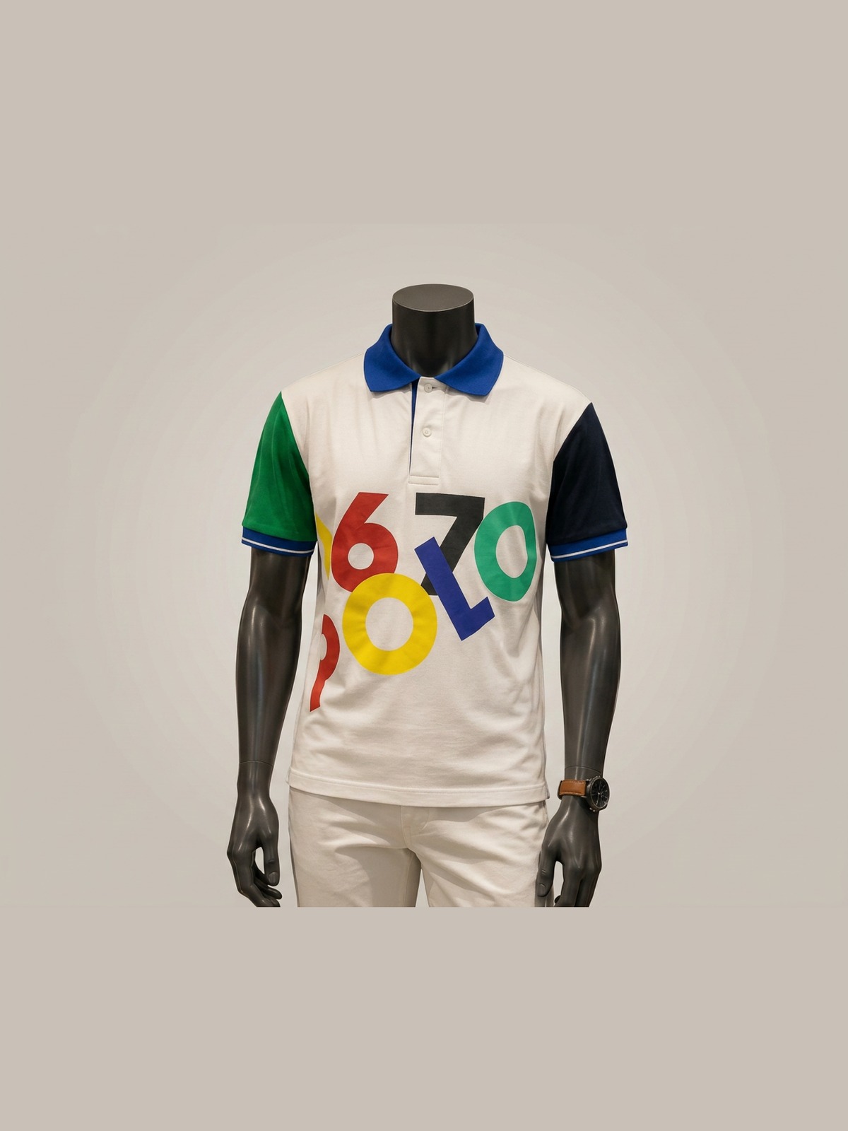 Blanc multicolore